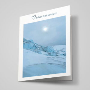 Glückwunschkarte "Theodulgletscher"