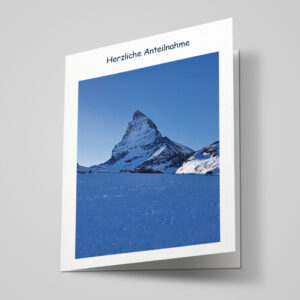 Beileidskarte "Matterhorn"